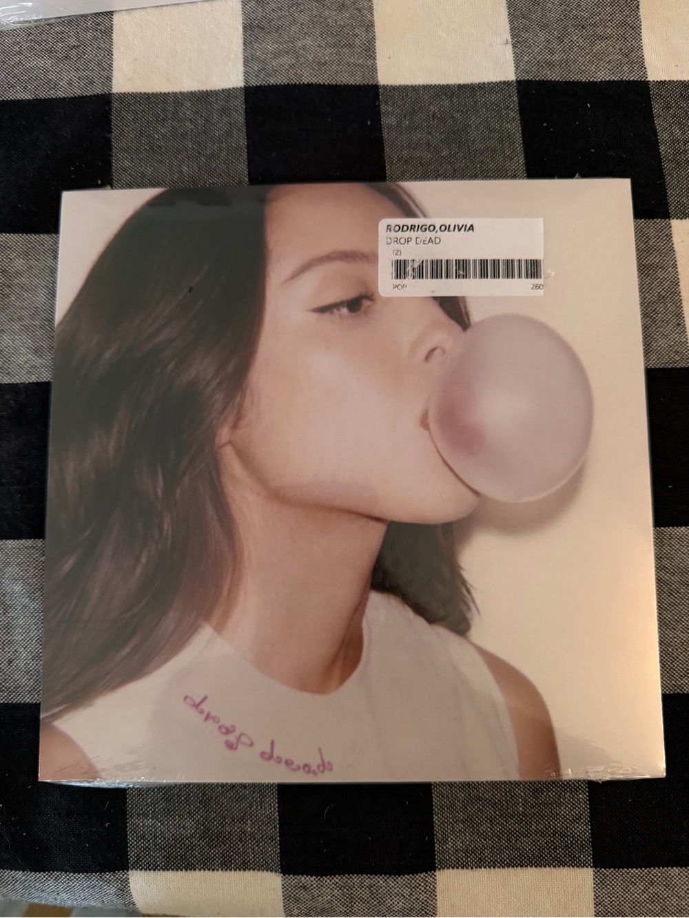 Olivia Rodrigo Drop Dead Pink Vinyl Record 7” Sealed New